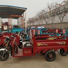 ChineseTricycleFactory2500*1000Size와 오픈 보디 유형 모터 전기  운반 화물 인력거 전기 세발 자전거
